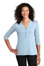 Load image into Gallery viewer, Port Authority ® Ladies UV Choice Pique Henley
