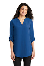 Load image into Gallery viewer, Port Authority ® Ladies 3/4-Sleeve Tunic Blouse
