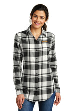 Load image into Gallery viewer, Port Authority® Ladies Plaid Flannel Tunic

