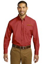 Load image into Gallery viewer, Port Authority® Long Sleeve Carefree Poplin Shirt
